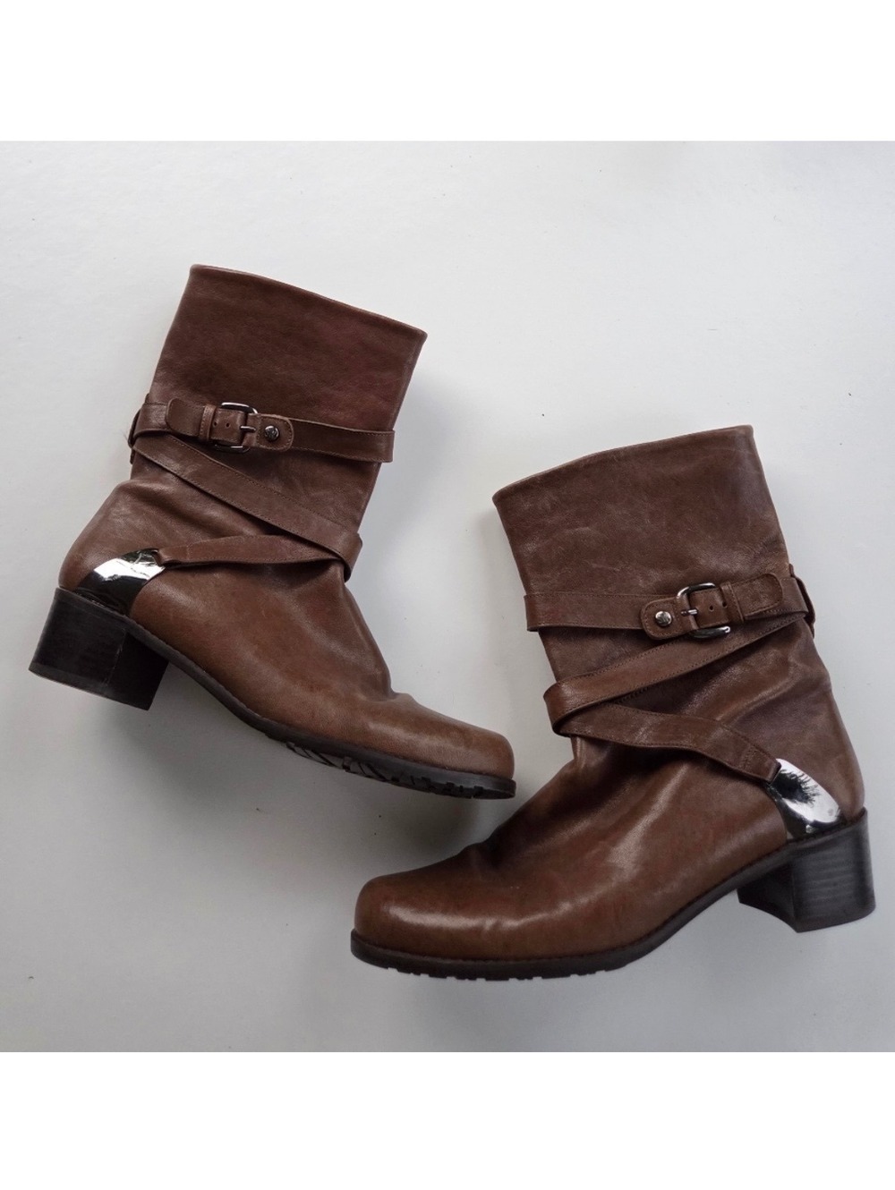 Stuart Weitzman Ranch Dressing Moto boots